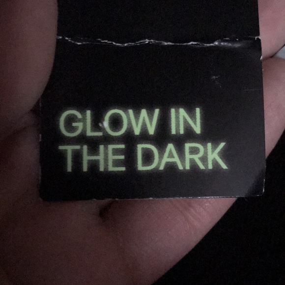 H&M CREEP Glow in The Dark Crop Sweater NWT - Picture 11 of 12